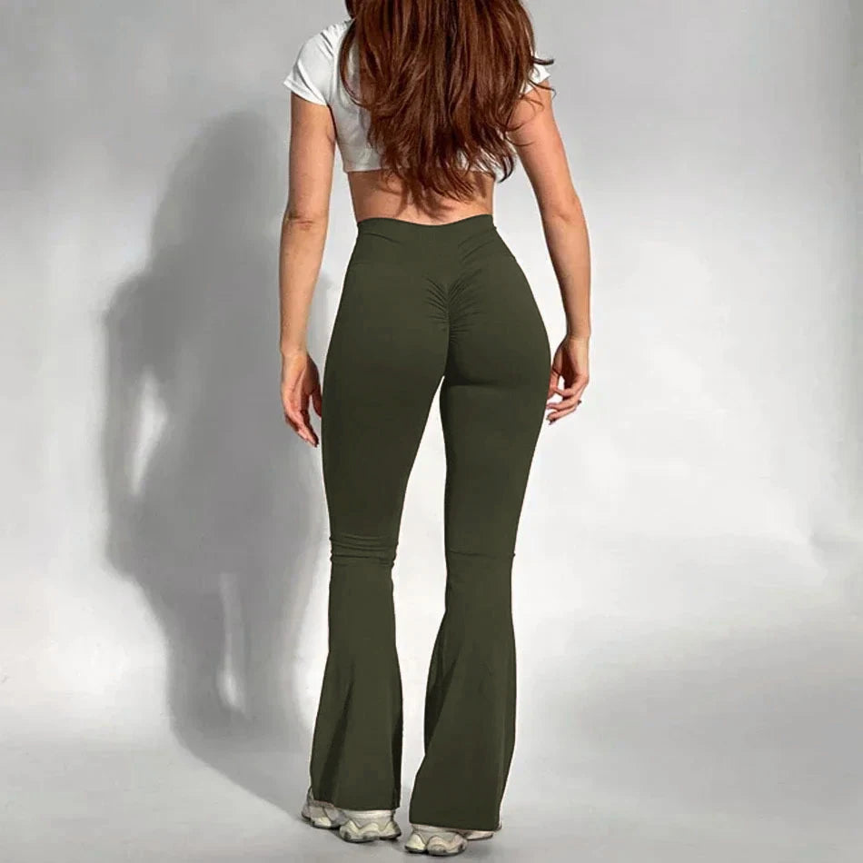 High Waist Scrunch Butt Leggings – Butt Lifting Yoga Pants, Tummy Control Gym Wear