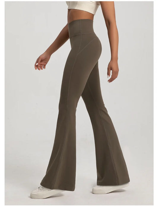 High Waisted Bell Bottom Pants