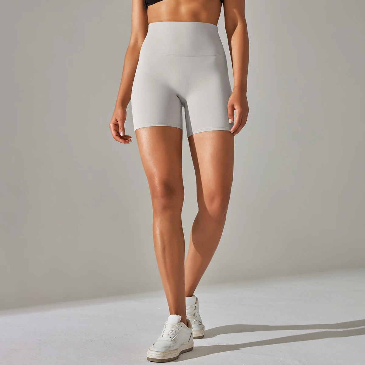 Women’s High Waist Sports Shorts – Squat Proof, Quick Dry