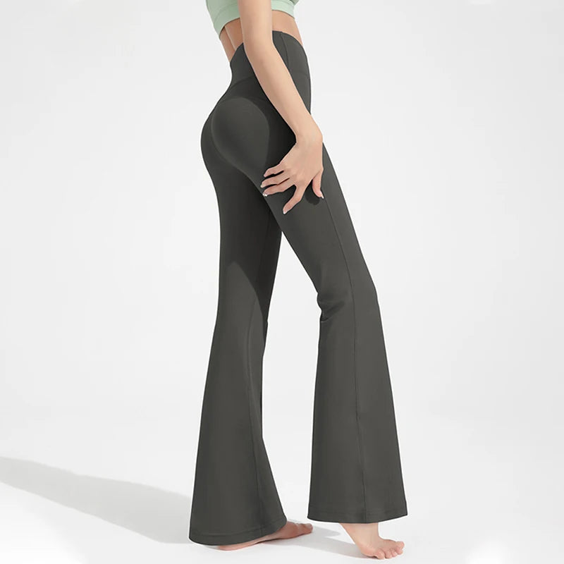 High Waisted Bell Bottom Pants