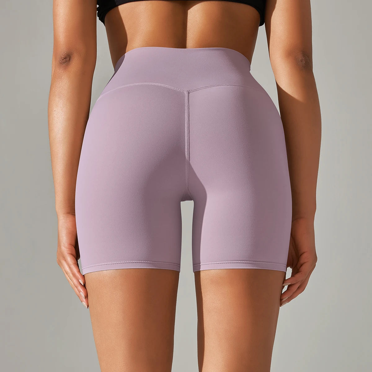 Women’s High Waist Sports Shorts – Squat Proof, Quick Dry