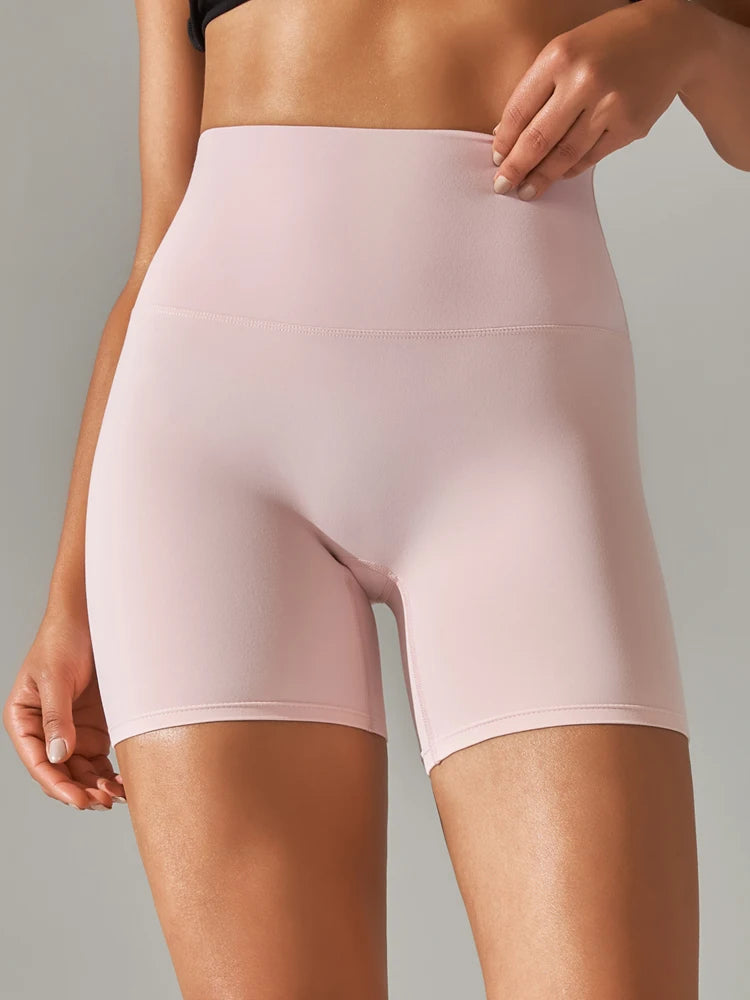 Women’s High Waist Sports Shorts – Squat Proof, Quick Dry