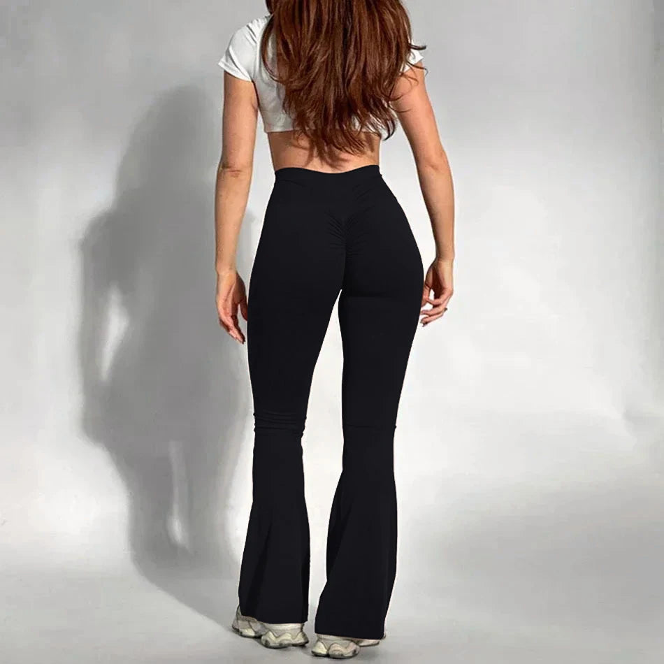 High Waist Scrunch Butt Leggings – Butt Lifting Yoga Pants, Tummy Control Gym Wear