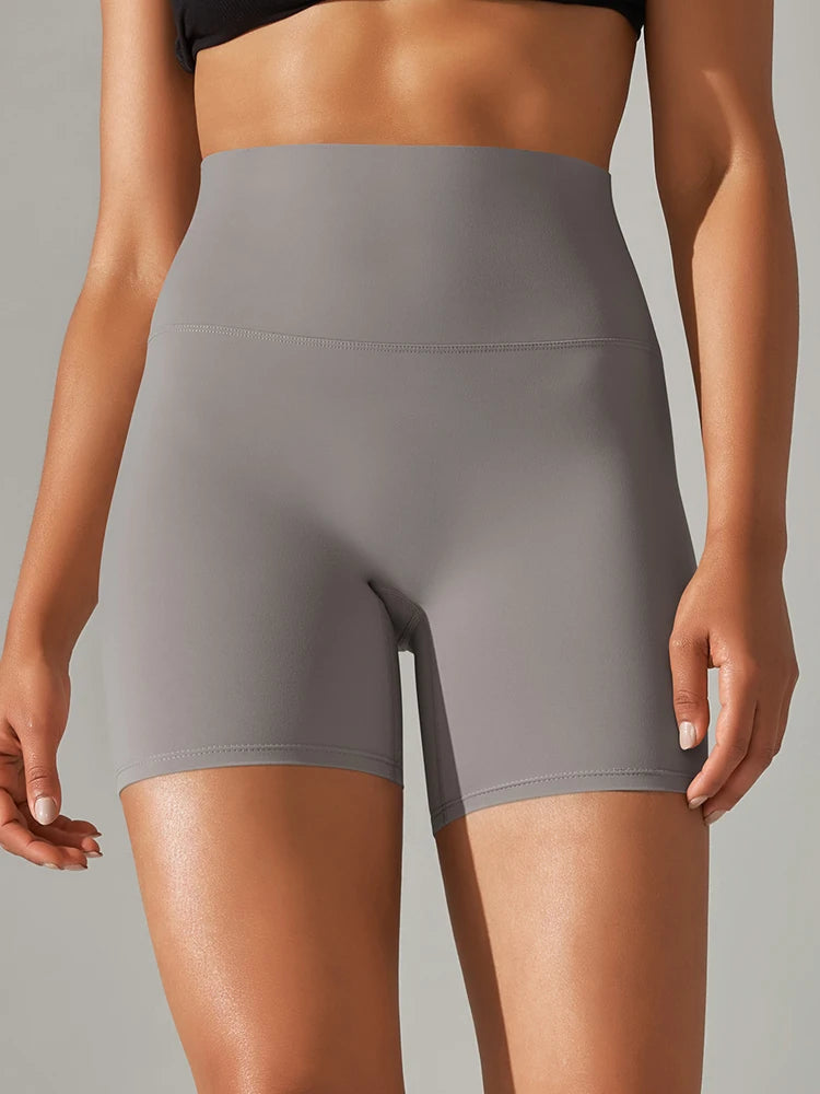 Women’s High Waist Sports Shorts – Squat Proof, Quick Dry