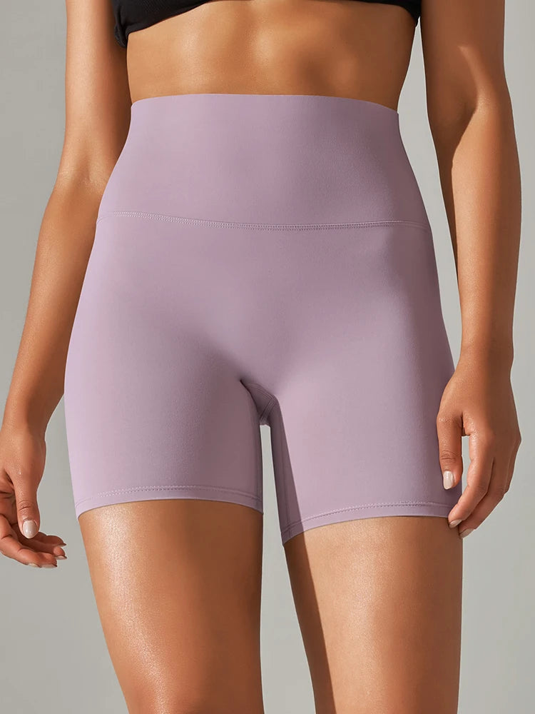 Women’s High Waist Sports Shorts – Squat Proof, Quick Dry