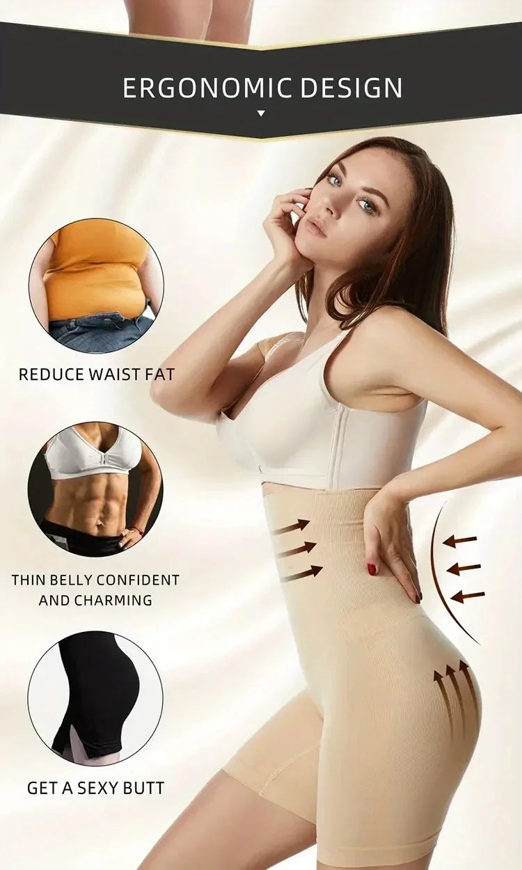 Women’s Shaping Shorts – High Waist Tummy Control & Enhancer Shapewear