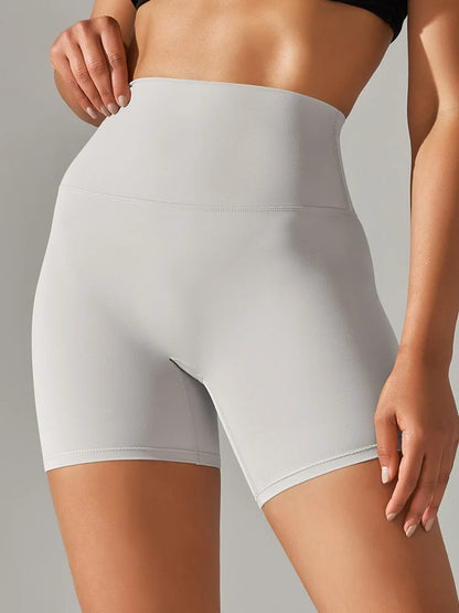 Women’s High Waist Sports Shorts – Squat Proof, Quick Dry