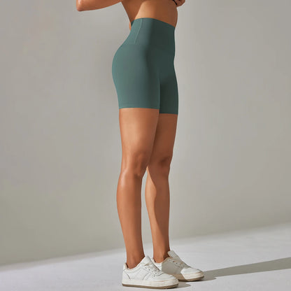 Women’s High Waist Sports Shorts – Squat Proof, Quick Dry