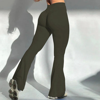 High Waist Scrunch Butt Leggings – Butt Lifting Yoga Pants, Tummy Control Gym Wear