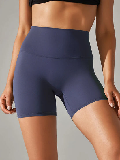 Women’s High Waist Sports Shorts – Squat Proof, Quick Dry