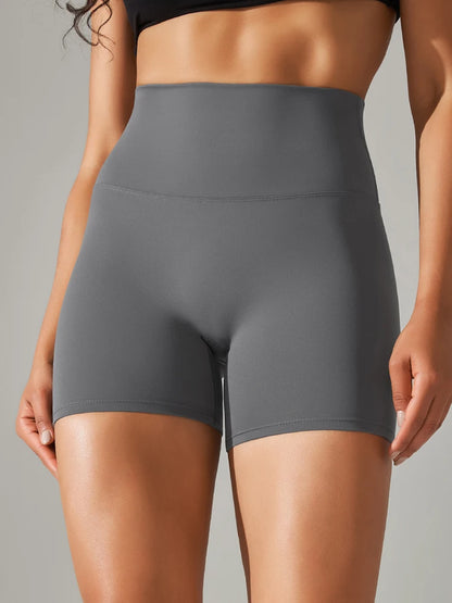 Women’s High Waist Sports Shorts – Squat Proof, Quick Dry