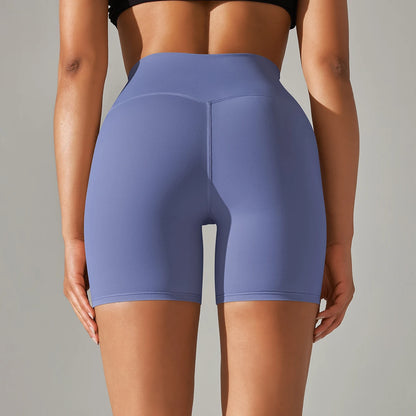 Women’s High Waist Sports Shorts – Squat Proof, Quick Dry