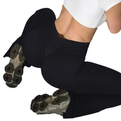 High Waist Scrunch Butt Leggings – Butt Lifting Yoga Pants, Tummy Control Gym Wear