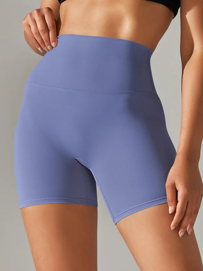 Women’s High Waist Sports Shorts – Squat Proof, Quick Dry
