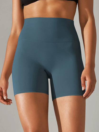 Women’s High Waist Sports Shorts – Squat Proof, Quick Dry