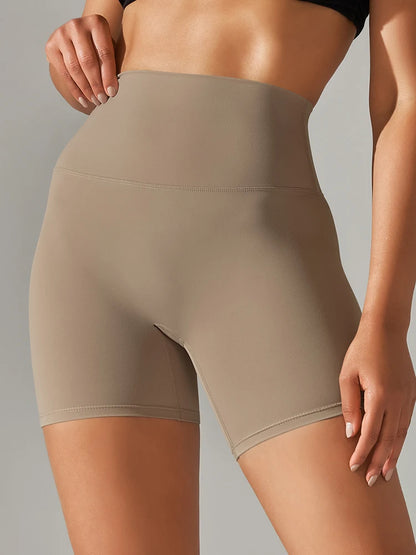 Women’s High Waist Sports Shorts – Squat Proof, Quick Dry