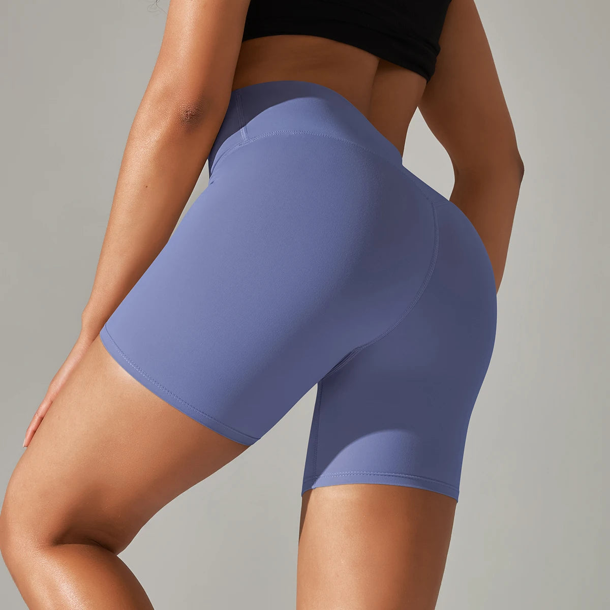 Women’s High Waist Sports Shorts – Squat Proof, Quick Dry