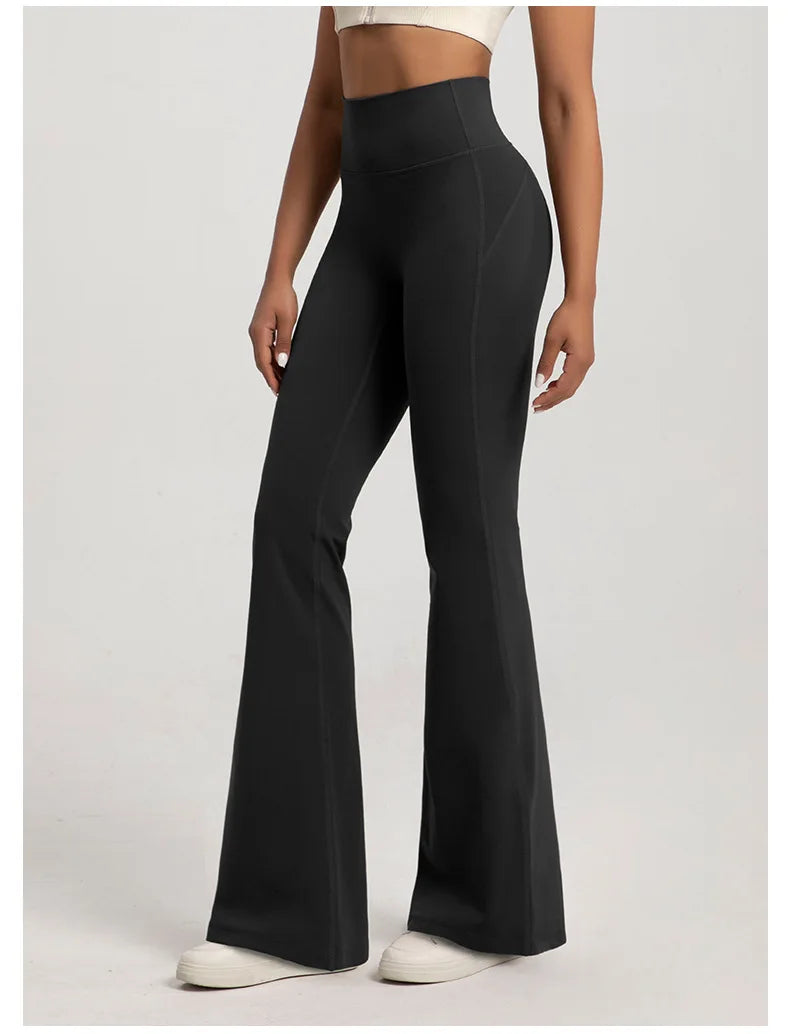 High Waisted Bell Bottom Pants