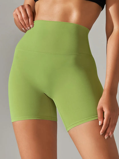 Women’s High Waist Sports Shorts – Squat Proof, Quick Dry