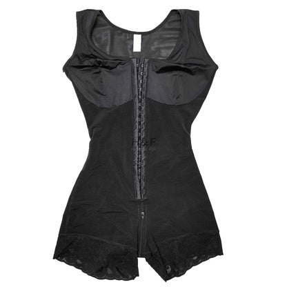 Sheqlo Fajas Colombianas Shapewear for Women Tummy Control Post Surgery Full Body Shaper Butt Lifter with Zipper Crotch