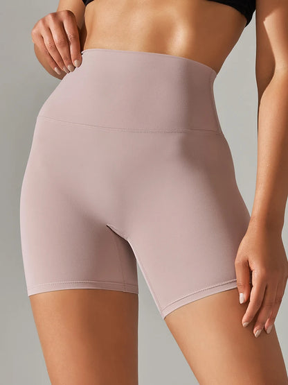 Women’s High Waist Sports Shorts – Squat Proof, Quick Dry