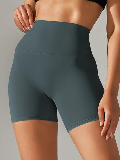 Women’s High Waist Sports Shorts – Squat Proof, Quick Dry