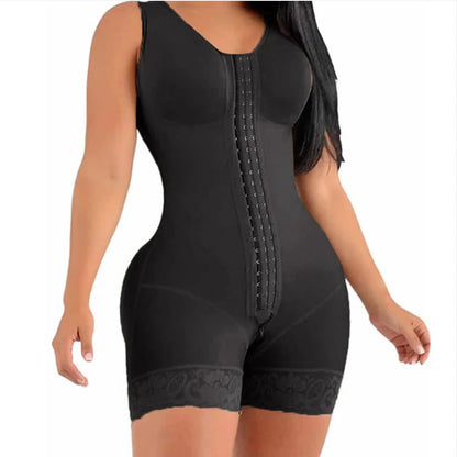 Sheqlo Fajas Colombianas Shapewear for Women Tummy Control Post Surgery Full Body Shaper Butt Lifter with Zipper Crotch