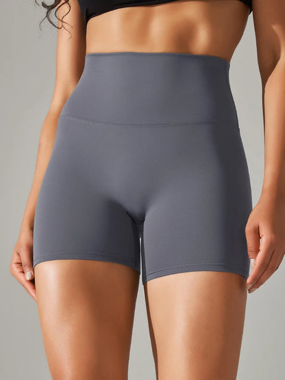 Women’s High Waist Sports Shorts – Squat Proof, Quick Dry