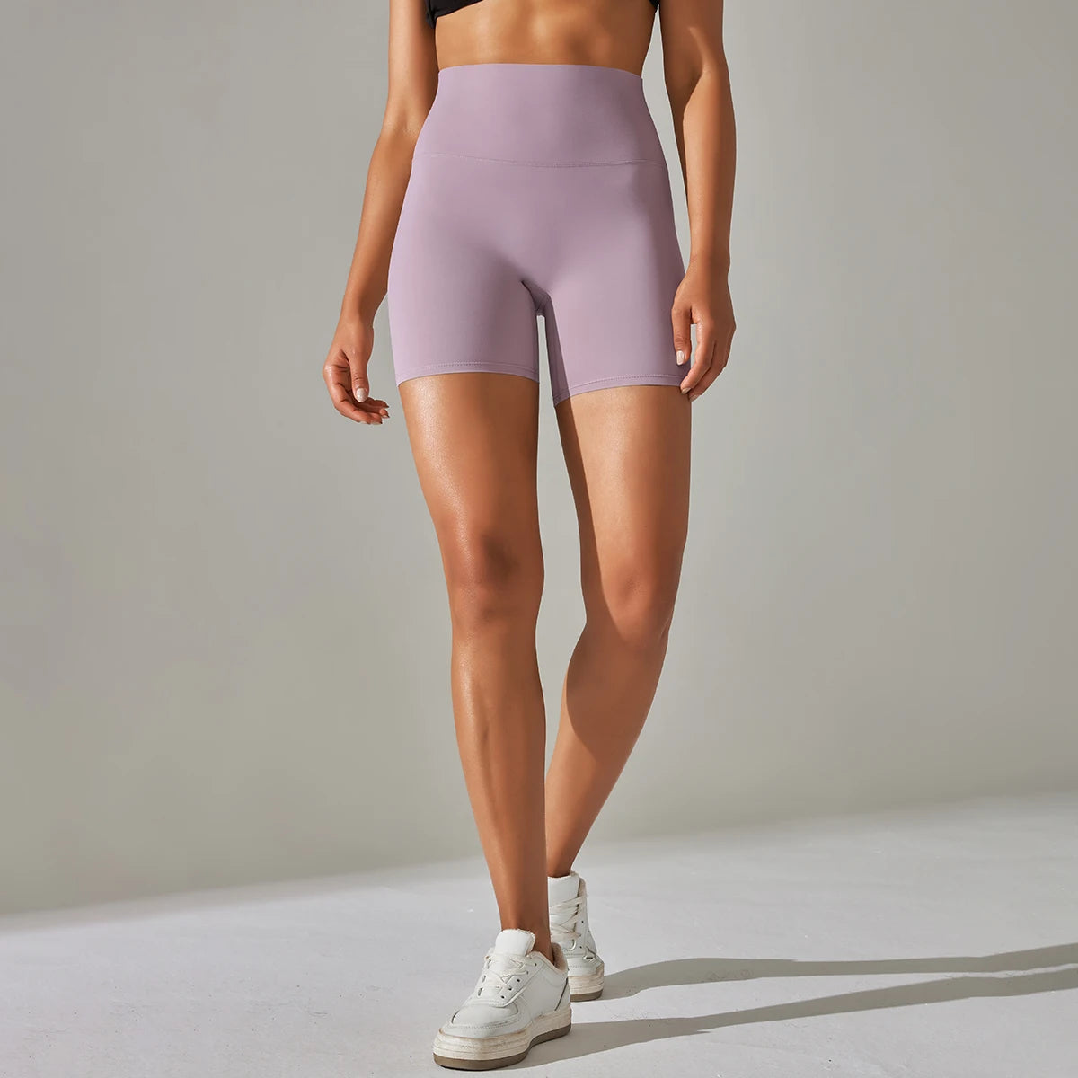 Women’s High Waist Sports Shorts – Squat Proof, Quick Dry