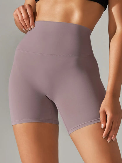 Women’s High Waist Sports Shorts – Squat Proof, Quick Dry